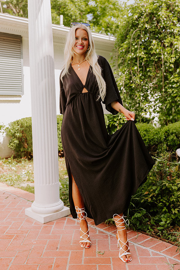 Ultimate Tulum Maxi Dress - Premium Black