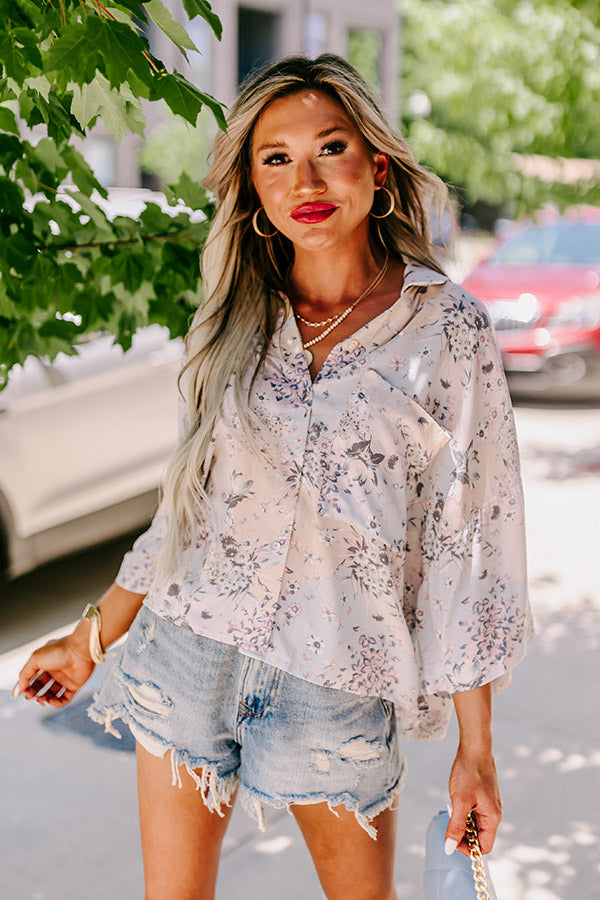 Ultimate Summer Floral Button-Up Shirt