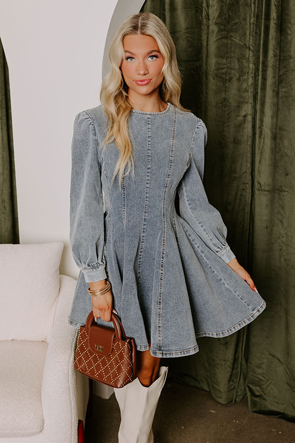 Ultimate Denim Dreams Mini Dress