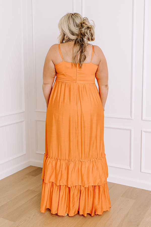 Ultimate Coconut Grove Maxi Dress - Orange Curves