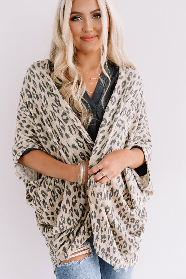 Ultimate Chic Leopard Print Cardigan