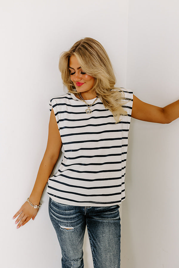 Premium Stripe Crew Neck Top - Ultimate Comfort & Style