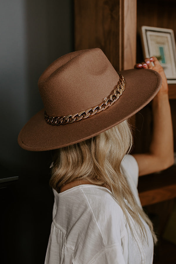 Premium Mocha Felt Fedora - Ultimate Fall Style