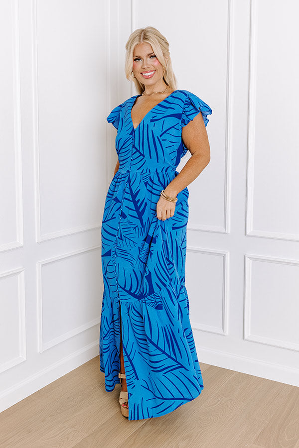 Ultimate Blue Curves Maxi Dress – Front Porch Chic