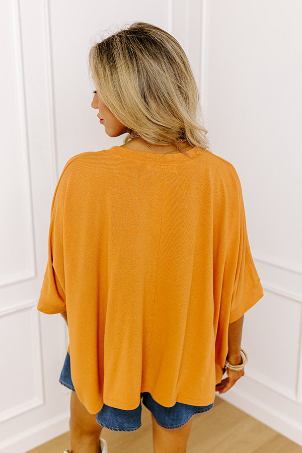 Ultimate Rust Shift Top - Effortless Style