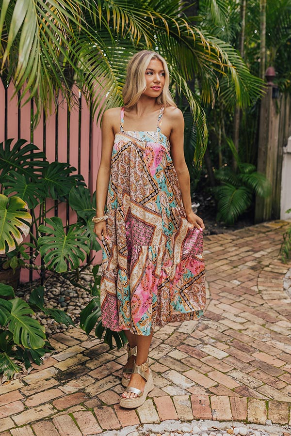 Ultimate Sweetest Gesture Paisley Midi Dress