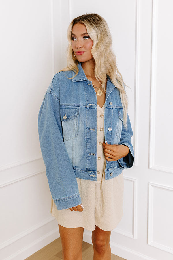 The Ultimate Brianna Denim Jacket - Premium Casual Style