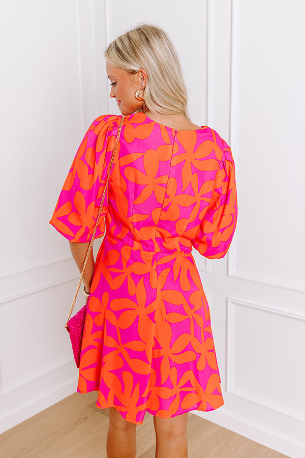 Ultimate Cityscape Floral Mini Dress - Premium Chic Style