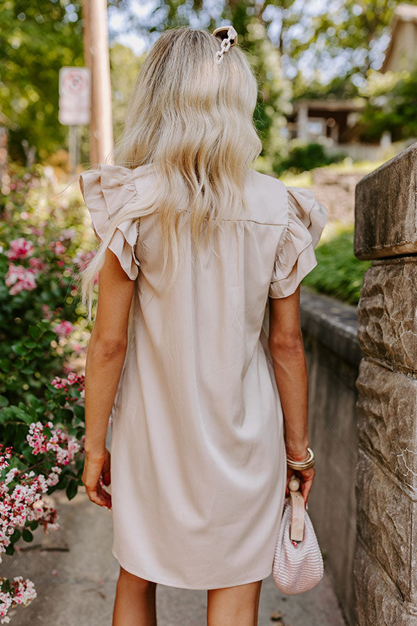 Ultimate Chic Satin Mini Dress - Effortless Elegance