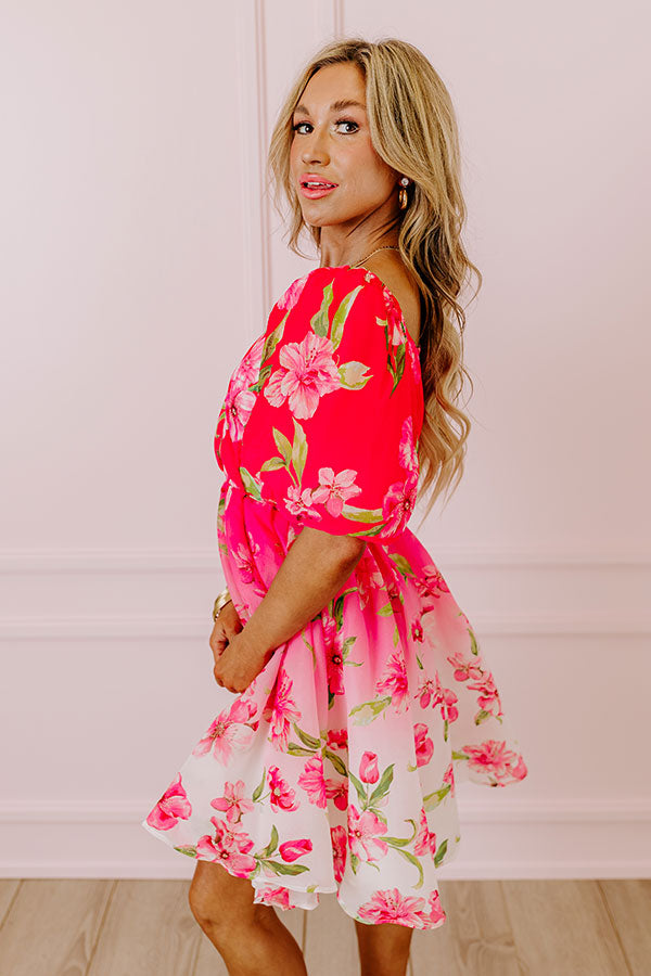 Ultimate Garden Glamour Mini Dress