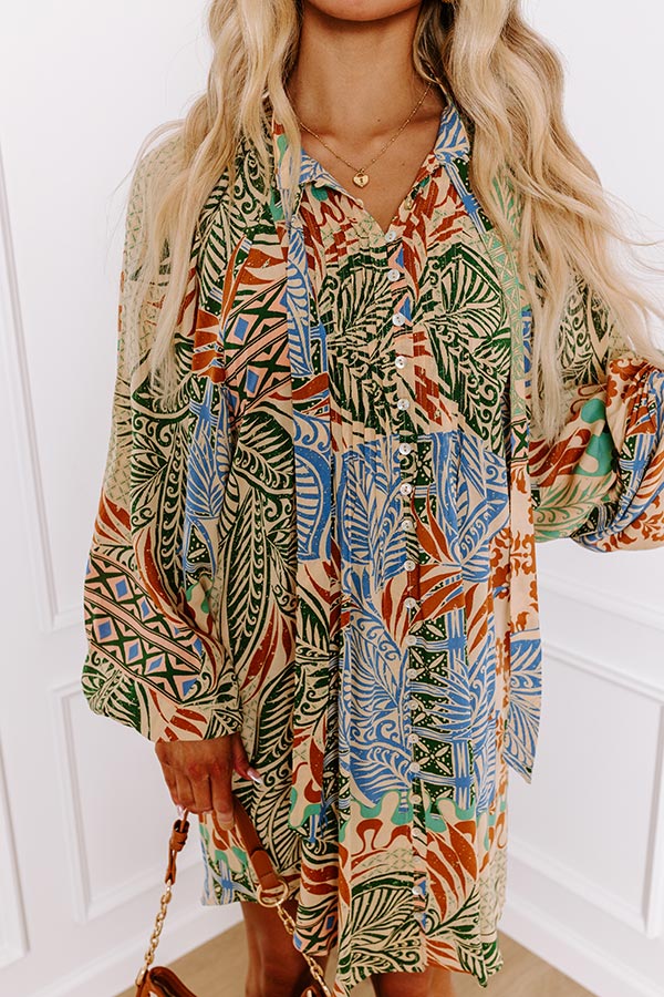 Tropical Paradise Mini Dress - Resort Ready Style