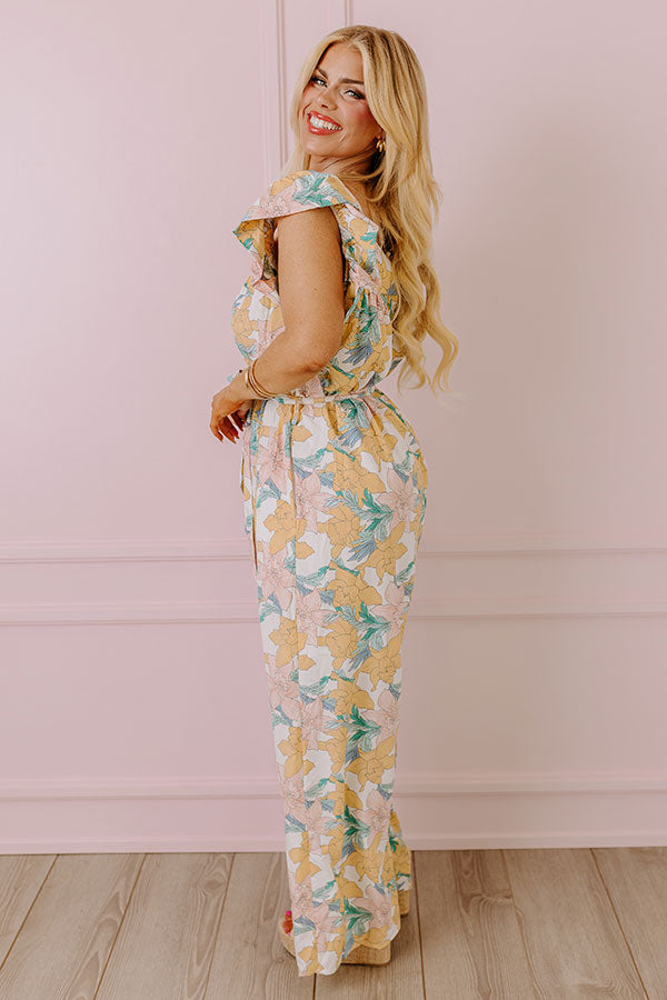 Premium Catalina Island Floral Jumpsuit - Ultimate Summer Style