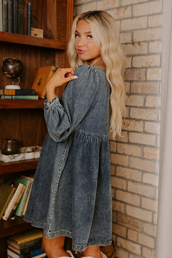 Ultimate Derby Darling Denim Mini Dress